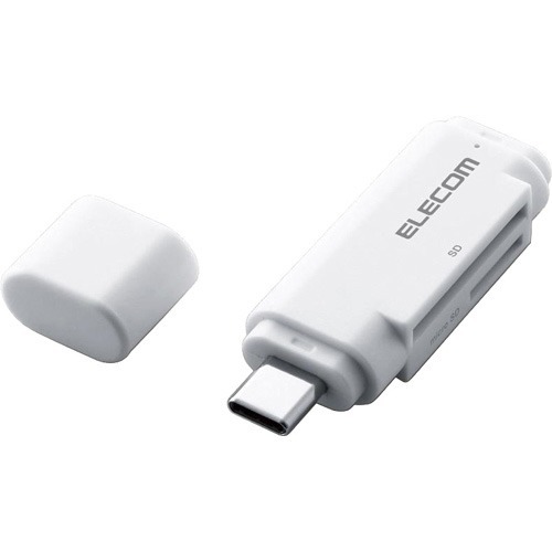 エレコム USB Type-Cメモリリーダライタ スティックタイプ ホワイト MR3C-D011WH(1コ)[情報家電 その他]