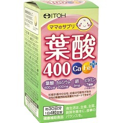 葉酸400 Ca・Feプラス(120粒)[葉酸(ビタミンM)]