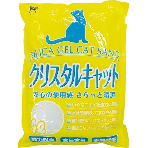 猫砂 スーパーキャット クリスタルキャット(4L)[猫砂・猫トイレ用品]