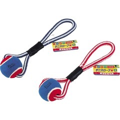 ペティオ 愛情教育玩具 テニスロープ(Mサイズ)[犬のおもちゃ・しつけ]