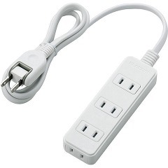 使いやすいスタンダードな電源タップ