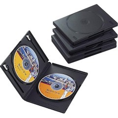 エレコム DVDトールケース CCD-DVD05BK(5コ入)[DVDメディア]