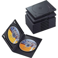 エレコム DVDトールケース CCD-DVD06BK(10コ入)[DVDメディア]